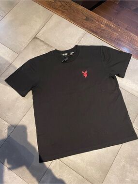 VLONE playboy Men's Black Tee